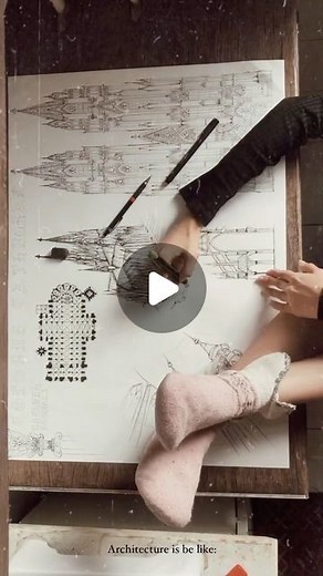 @naghmehpoorali.architect on Instagram: "﫶﫶 #arch #architectmemes #architectural_sketches #architecture #archlovers #sketch #sketch_masterclass"