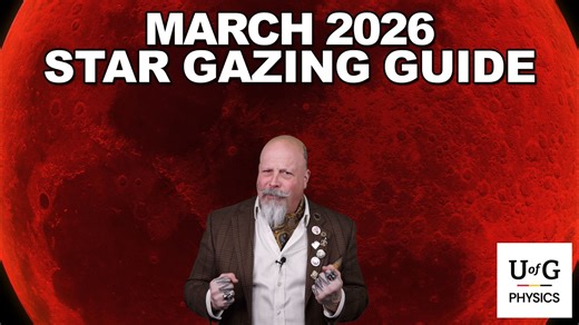 March 2026 Star Gazing Guide #astronomy #guelphphysics #astrophysics