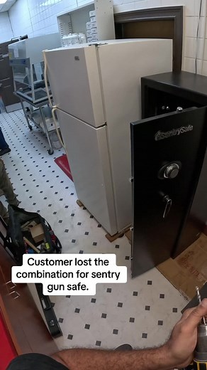How to Drill Open a Sentry Gun Safe | Margate, FL