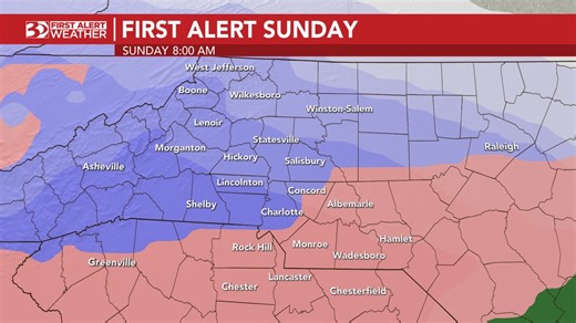First Alert: Winter Storm Watch issued for mix of snow, sleet, freezing rain Saturday night into Sunday