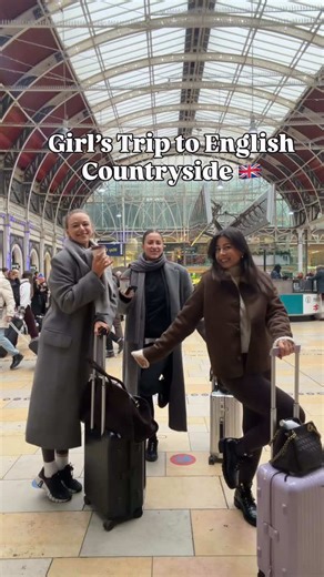 Come on a little girl’s getaway to English 🇬🇧 countryside with me … tag your girls that you want to take a little girl’s trip with 👇🏻👇🏻👇🏻 #mimiikonn #travel #girlstrip #countryside #friends