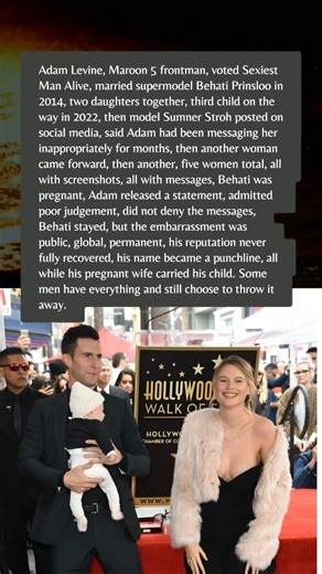 Adam Levine Cheated While His Wife Was Pregnant