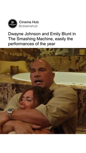 Cinema Hub on Instagram: "The Smashing Machine is a 2025 biographical sports drama about mixed martial arts and UFC fighter Mark Kerr, directed by Benny Safdie and starring Dwayne Johnson as Kerr and Emily Blunt as his partner Dawn. Set mainly between 1997 and 2000, it follows Kerr’s rise as a dominant champion in the brutal early days of MMA, his intense friendship and rivalry with fellow fighter Mark Coleman, and the toll that painkiller addiction, head trauma, and a chaotic relationship with 