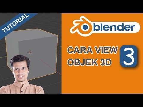🔴 Tutorial Blender 3 : Cara View Objek 3D di Blender | Blenderism