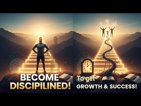 How to Become a Disciplined Person | Some practical steps to become more disciplined in life.