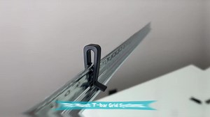 Art3d 50-Pack Hold-Down Clip for Drop Ceiling Tiles, 1.9 x 1 in. Ceiling Grid Clips for Standard Ceiling Grid System A13hd999BK50usz