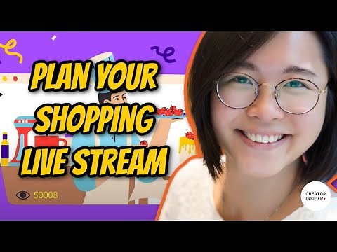 How to Plan Your Shopping Live Stream on YouTube! 🛍️