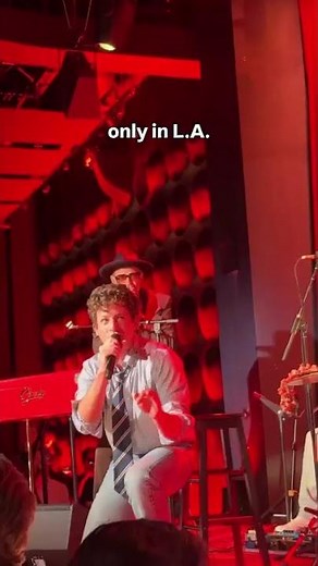 Charlie Puth performing with Jeff Goldblum at Whatever’s Clever show at Blue Note LA | Oct 17, 2025