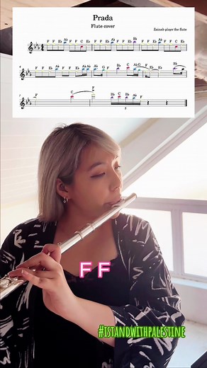 Fun Flute Cover of Prada by Casio, RAYE, D-Block Europe | Flute Tutorial