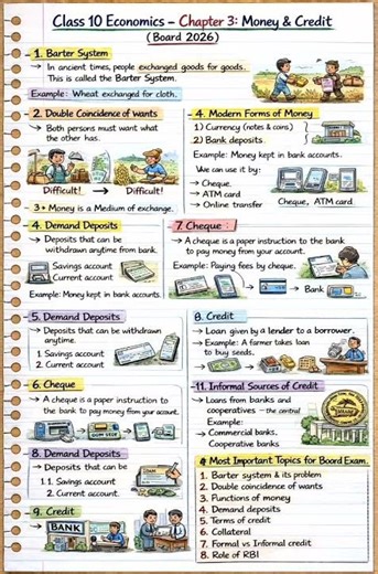 Class 10 Economics – Full Revision 📖All 4 Chapters | Last Day Revision | Board 2026