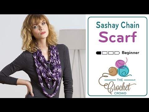 BEGINNER Crochet Chain Scarf