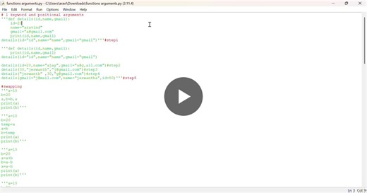 Python Function Arguments: Positional, Keyword, Default | Aravind Yadla posted on the topic | LinkedIn