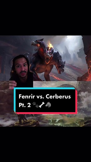 Mythological Showdown: Fenrir vs Cerberus