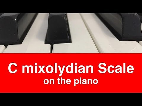 C Mixolydian Scale | Piano And Music Theory Tutorial✨