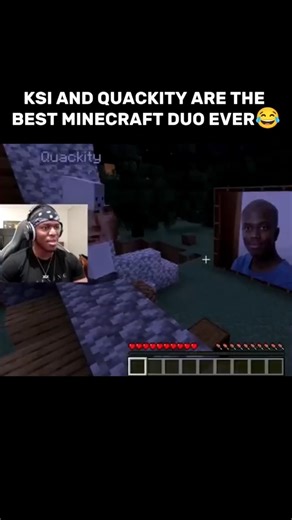 KSI and Quackity are the best Minecraft duo ever😂 #minecraft #shorts