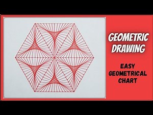 How To Draw Geometrical Chart || Geometric Drawing || Easy || Measurements