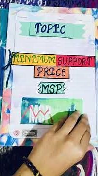 Project file on minimum support price