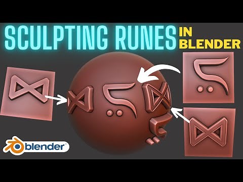 Sculpting Runes in Blender