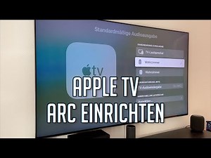 Apple TV 4K ARC (Audiorückkanal) einrichten