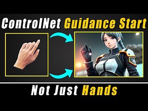 Stable Diffusion ControlNet Guidance Start Explained | Not Just Hands | ControlNet Extension