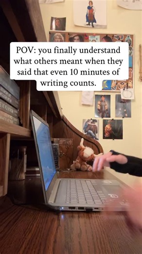 Abigail on Instagram: "For me, this made sense, but also didn’t, until just this year. Personally, it always felt like it wasn’t enough time to get far or really do much, so it felt pointless to me. Until this year. Last year, I didn’t write much. I didn’t have much time or energy to put into writing, and so I just left it almost completely alone. This year, I made a goal to finish the first draft of my novel. And a realization came to me. I still don’t have much time. But I do have a little tim