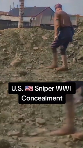 Check out this WWI Sniper! #shorts #army #usmilitary #soldiers #usarmy #history #miltary | War Chronicle