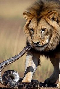 Snake vs Lion #viralreelschallenge #viral #foryoupageシ #life | Aman Attack Animals