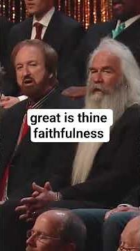 Great Is Thy Faithfulness [Live]” feat. Bill & Gloria Gaither and Wes Hampton