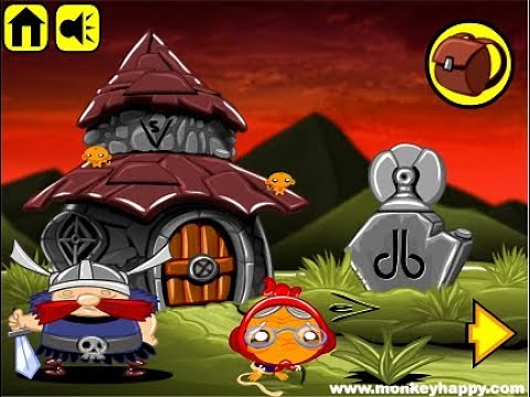 Monkey GO Happy Stage 54 Walkthrough