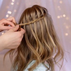 62K views · 153 reactions | Your favorite waterfall braid is here✨ | MetDaan Hairstyles | Facebook
