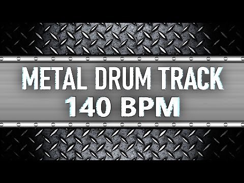 Modern Rock / Metal Drum Track 140 BPM [HQ]