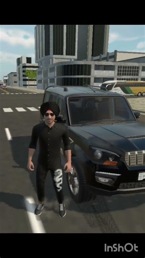 Kale kapde Daku lag raha hai#indianvehiclessimulator3d​
