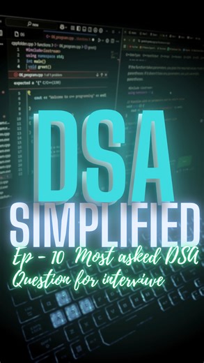 Aditya on Instagram: "🔥 Most Asked DSA Questions ka ultimate guide! Easy, Medium & Hard level problems ke saath Python, C++ & Java solutions. Agar tum bhi interviews me reject nahi hona chahte aur apni coding skills level-up karna chahte ho, bas comment karo ‘DSA’ aur main turant bhej dunga! 💪🚀” #DSA #Coding #Programming #Python #CPP #Java #InterviewPrep #CodingInterview #TechIndia #CodeByAditya #LearnDSA #ProblemSolving #DataStructures #Algorithms #CodingCommunity #CodeDaily #DSAJourney #Cod