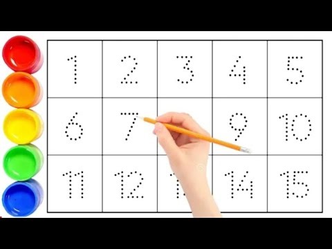 Learn to counting 1 to 100 | counting numbers drawing and coloring for kids
