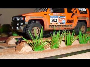 Slot Car Off Road Track - Slideshow (Work in progress)
