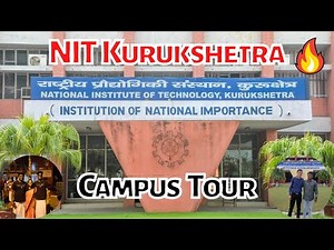 NIT Kurukshetra Detailed Campus Tour | Beautiful Campus | Sai Charan Malyala #nitkkr