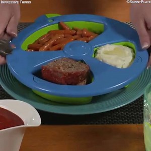 2.6M views · 4.9K reactions | Control how much you eat with this plate. Available here: https://amzn.to/2R9j8hL | Cool Gadgets Concept | Facebook