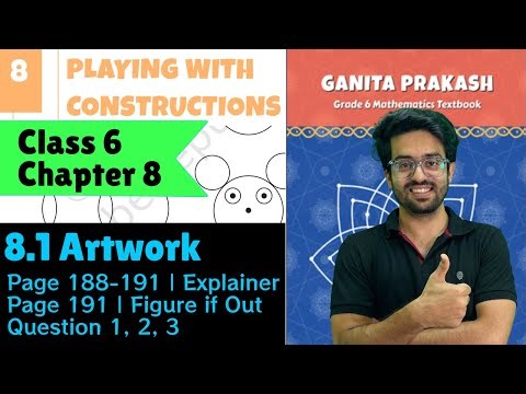8.1 Artwork | Questions 1, 2, 3 | Playing with Constructions | Class 6 | Chapter 8 | Page 191