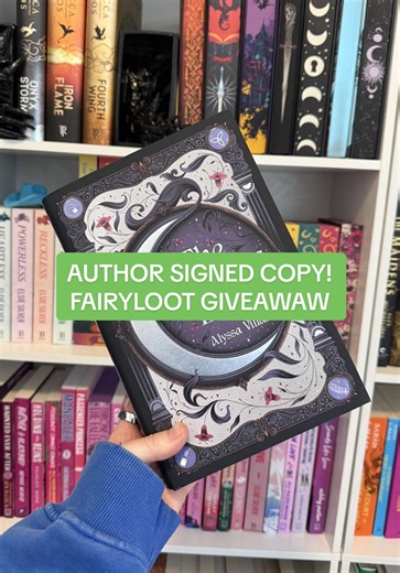 CLOSES 1/24 @ 11:59PM MT — TO ENTER: * Make sure you’re following me * Repost this video * Tag a few book besties (each additional tag is an additional entry) Drawing will be announced on Sunday 1/25! #bookaway #schmivaway #bookschmivaway #bookgirlies #booktok Special edition glittering edge Fairyloot book away