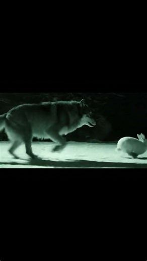 The Wolf Chasing Its Prey – Cinematic AI Wildlife Scene037