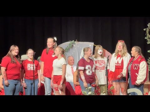 Weiser Choir At Homecoming Coronation Assembly