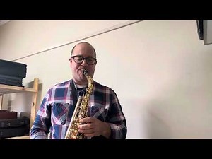 Yamaha YAS-61 Purple Logo Alto Saxophone w G1 Neck Demo - 2ND WINDS