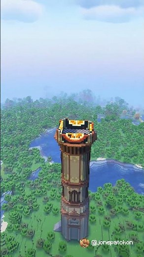 🕰️ Minecraft Clock Tower Build #shorts