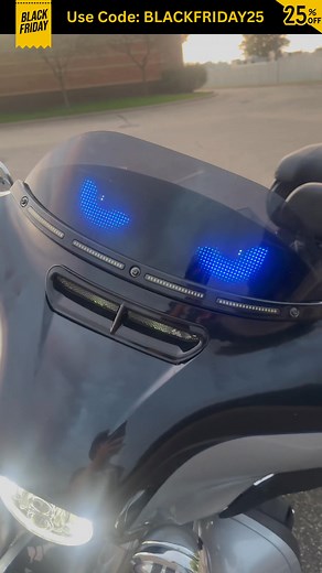 Black Friday deal you don’t want to miss! 🔥 Moto Eyes is the easiest way to give your bike a sleek, glowing upgrade. ✅ Works with all bikes ✅ Simple, tool-free installation ✅ Built tough for any weather ✅ Free shipping Get 40% EXTRA 25% OFF with BLACKFRIDAY25 🖤 Shop now before the sale ends 👇 https://motoglowup.com/products/moto-eyes-animated-moto-eyes | Moto Glow Up