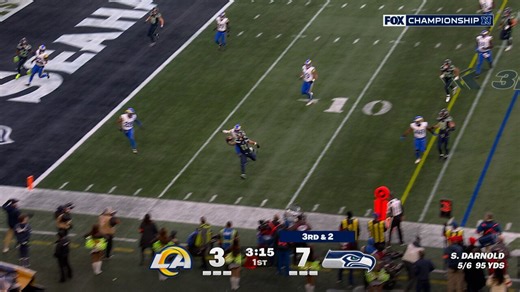 Seahawks' Jaxon Smith-Njigba makes incredible one-handed catch vs. Rams | NFL highlights