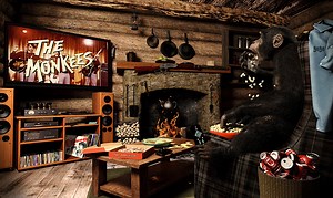 Time for his favorite TV show 3D Render, Digital Art by keener