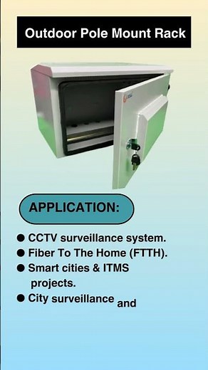 Outdoor Floor Mount Rack | Data Center, Telecom & FTTH Networking Solution
