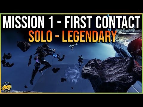 How ANYONE can SOLO "First Contact" on LEGENDARY - MIssion 1 Walkthrough - Destiny 2 Lightfall