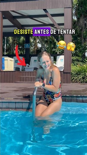 Women ENTERING the pool 🙈👱‍♀️ #shorts #viral