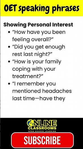 OET Speaking Tips | How to Improve Your OET Speaking Test Score | OET 2.0 Online Classroom#OET #oet